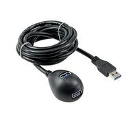 InLine 35651 câble USB 1 m USB A 2 x USB A Noir - Câbles USB (1 m, USB A, 2 x USB A, 3.0 (3.1 Gen 1), Male connector / Female connector, Noir)