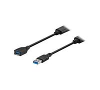 - Rallonge de câble USB - USB type A (M) pour USB type A (F) - USB 3.1 - 5 V - 1 A - 7 m - actif - noir