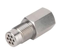 Rallonge de capteur d'oxygène, entretoise de filetage M18x1,5 de haute précision en acier inoxydable argenté universel pour