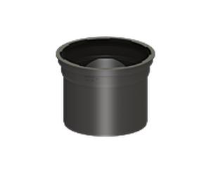 Rallonge de chaudière 48988 Ø 200 x 175 mm, avec joint à lèvre, plastique