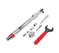 Rallonge de liquet Décalée Robuste, Extension D'impact Flexible avec Adaptateur 1/2" pour Espaces Restreints, Fonctionnement Sûr pour un Usage Professionnel, Acier Cr V