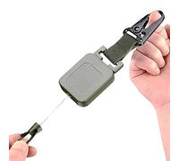 Rallonge de clé rétractable - Enrouleur de badge mousqueton multifonction | Porte-clés télescopique, outils de camping anti-perte pour voyage, travail