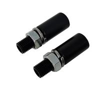 Rallonge de clignotant pour moto - Adaptateur M8 - Noir - Pour 2 clignotants