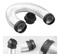 Rallonge de conduit de chauffage diesel de 75 mm, conduit de ventilation flexible en aluminium pour chauffages de stationnement Eberspacher et Webasto 5 kW 8 kW