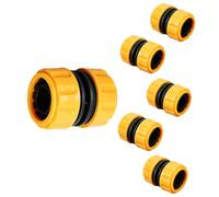 Rallonge de connecteur de réparation de Tuyau d'arrosage pour Tuyau d'irrigation Goutte à Goutte, Connexion de réparation Rapide, Ensemble de connecteurs de Tuyau pour réparer Rapidement l 6pcs 1inch