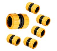 Rallonge de connecteur réparation Tuyau d'arrosage pour Connexion Rapide d'eau remorque, Ensemble connecteurs réparer Rapidement Les tuyaux endommagés et Qui fuient 6 pièces 6pcs 1/2inch