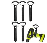 Rallonge de cordon, organiseur de cordon robuste - Multifonction pour tuyau de garage - Attaches de câble en boucle pour la maison et l'atelier