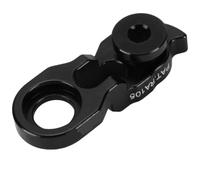 Rallonge de Dérailleur Arrière Vélo 34-52t en Aluminium Noir à Vis | Extension pour Patte Arrière, Compatible Cassette 34-52t, Adaptée aux Cadres Aluminium, Route et Amélioration Transmission