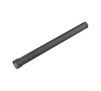 Rallonge de douche en acier inoxydable 30 cm Tube d'extension Tube Rond (Noir)