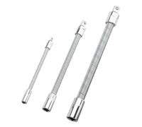 Rallonge de Douille Flexible - 3 Barres Longue Portée | Barres De Rallonge Flexibles Pour Douilles - pour Réparation Automobile Travaux en Espace Étroit Tuyauterie Montage de Meubles Maison Garage Ate