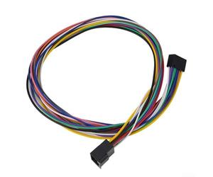 Rallonge de faisceau de câbles ISO pour autoradio stéréo 16 broches 40 cm Connexion fiable pour lecteur Android et large compatibilité avec les modèles de voiture