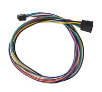 Rallonge de faisceau de fils ISO 16 broches pour autoradio, 60 cm, adaptateur de câblage automobile compatible avec les unités de tête