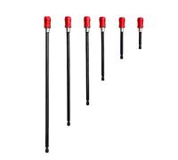 Rallonge de foret 6,35 mm Porte-embout de tournevis avec mécanisme de libération rapide et manchon en acier inoxydable Tige hexagonale