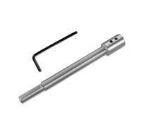 Rallonge de foret extra longue de 169 mm pour foret Forstner avec tige 3/8" pour foret à fraisage plat - Rallonge professionnelle pour travaux de perçage particulièrement profonds et de fraisage