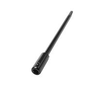 Rallonge de foret extra longue de 254 mm pour foret forstner à arbre hexagonal avec tige de 3/8", tige d'extension, tige de fixation pour fraisage et percées particulièrement profonds, noir