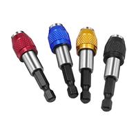 Rallonge de foret porte-embout de tournevis adaptateur de mandrin de 6,35 mm tige de perceuse électrique outil porte-embouts de tournevis