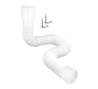 Rallonge De GouttièRe Extensions de gouttière de pluie, bec vers le bas de 18.5 à 59 pouces avec vis, extension de gouttière for pelouse, maison, gouttière, jardin, cour, extérieur(WHITE)