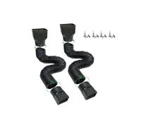 Rallonge De GouttièRe Extensions de gouttière flexibles, 2 pièces, rallonge de gouttière de vidange, rallonge de vidange de bec vers le bas, connecteur de gouttière for l'eau de pluie