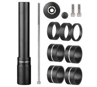 Rallonge de guidon, potence de vélo, rehausseur de potence de vélo | 28,6 mm réglable en d'aluminium | rehausseurs de tête haute pour vélo de montagne, rallonges de cou pour vélo de route de