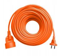 Rallonge de jardin 1 prise b/u 15m / OMY 2x1 / Orange plast-rol 5902273410751
