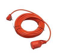 Rallonge de Jardin 15 m IP44 3×1,5 mm² Orange - Câble Prolongateur Étanche avec Prise Schuko et Terre, 2000 W - Rallonge Électrique Extérieure pour Jardin, Chantier, Atelier - Horoz Electric