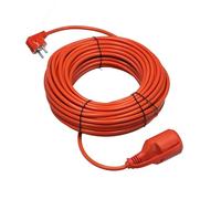 Rallonge de Jardin 25 m IP44 3×1,5 mm² Orange - Câble Prolongateur Étanche avec Prise Schuko et Terre, 2000 W - Rallonge Électrique Extérieure pour Jardin, Chantier, Atelier - Horoz Electric