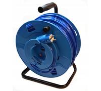Rallonge de jardin H07BQ-F 3G2,5 bleu 750V à 25-50m inversé