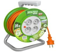 Rallonge de jardin sur tambour, câble de 30 m H05VV-F 3 x 1,5 mm² - VT-415-3015