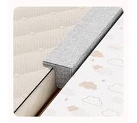 Rallonge de matelas de lit de 200 cm de long pour lit simple/double/queen/king size, remplissage d'espace de 3 à 20 cm pour lit/matelas/tête de lit, tissu en lin respirant (écart de 7 cm)