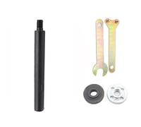 Rallonge De Meuleuse D'Angle Arbre d'extension de meuleuse d'angle M10 M14, bielle allongée rotative for tampon polissage, adaptateur connexion meulage, outil électrique(M10x120mm-A)