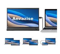 Rallonge de moniteur d'ordinateur portable, 11,6/14,1", double écran, deuxième moniteur externe 1920 × 1080 FHD IPS, USB-C/HDMI, Plug and Play, pour ordinateur portable (15,6")