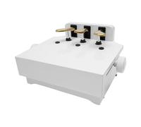 Rallonge de pédale de piano avec 3 pédales - Banc d'extension de piano - Pédale assistée pour enfants débutants de 4 à 12 ans (blanc)