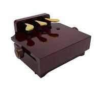 Rallonge de pédale de piano pour enfants avec 3 pédales, réglage de la hauteur, effet pédale de piano pour enfants, marron, sans bruit, avec pieds antidérapants, pour la maison, l'école, la salle