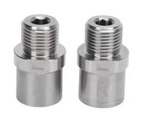 Rallonge de pédale de vélo, Acier Inoxydable 20mm Rallonge de pédale entretoise Universelle de pédale de vélo pour vélos de Route de Montagne Lot de 2