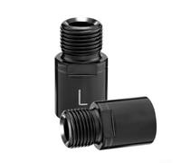 Rallonge de pédale usinée avec e 15 mm et 18 mm pour un assemblage fiable et un entretien sur le terrain (noir)