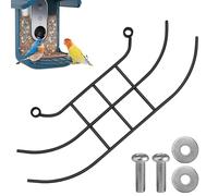 Rallonge de perchoir en métal pour mangeoire Bird Buddy, Accessoires et pièce de Rechange pour mangeoire à suif - Installation Facile avec 2 vis, supporte Plusieurs Oiseaux pour Une Observation et