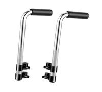 Rallonge de poignée 2 pièces accessoire réglable pour guidon | Prolongement De Fauteuils Roulants Pour Déambulateur Rallator Adultes Stabilité Améliorée Assistance Mobilité Exercice