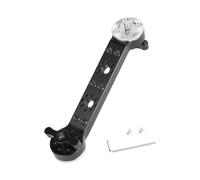 Rallonge de poignée de caméra en aluminium avec bouton de verrouillage, bras de rosace pour le repositionnement et le nettoyage de la poignée latérale, extension de configuration de caméra portable,
