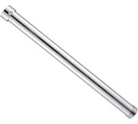 Rallonge de pommeau de douche de 30,5 cm, tuyau rond en laiton chromé, accessoires de salle de bain (chromé)