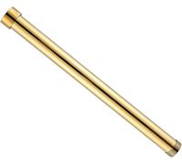 Rallonge de pommeau de douche de 30,5 cm, tuyau rond en laiton chromé, accessoires de salle de bain (doré)