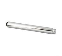 Rallonge de pommeau de douche en acier inoxydable chromé, longueur réglable avec connexion standard G1/2 pour une installation et une mise à niveau faciles de la douche (15 cm)