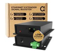 Rallonge de portée Ethernet 600 m sur kit UTP torsadé ou câble BNC ou Fil de cuivre - Compatible avec Tout Appareil Ethernet - Pont amplificateur de répéteur de Distance LAN - Adaptateurs BNC vers 2