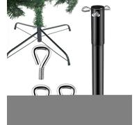 Rallonge de Poteau - 37x3 cm en Fer 1 pièce, rehausseur de Hauteur de Noël, Support en métal Durable | Parfait pour Les poteaux de 0,5 à 1,25 Pouces, présentoir de Vacances à Domicile,