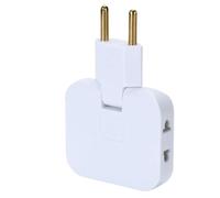 Rallonge De Prise Murale - Répartiteur De Prise Mural 3 Voies, Multiprise, Chargeur Compact Et Portable, Connecteur Électrique Stable | Adaptateur À Embout Plat Rotatif À 180 Degrés Pour Un Encombreme