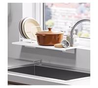 Rallonge De Rebord De Fenêtre For Plantes D'intérieur, Panneau D'extension De Comptoir En Acier Au Carbone/sans Perçage Avec Base Magnétique, Étagère De Rebord(20x50CM (7.9x19.7IN))