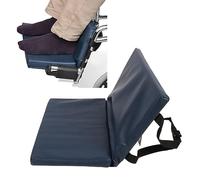Rallonge de repose-pied pour fauteuil roulant, coussin élévateur pour repose-pied pour pédale de fauteuil roulant, facile à entretenir et à nettoyer, fauteuil roulant avec sangle à dégagement rapide