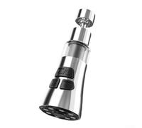 Rallonge de robinet de cuisine 3 en 1 avec rotation à 360 degrés et tête de pulvérisation multi-mode pour débit d'eau réglable, convient pour diverses applications d'évier de cuisine et types de