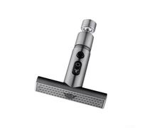 Rallonge de robinet de cuisine, 3 modes, connecteur de tête de pulvérisation cascade, pour mitigeur de lavabo de douche télescopique intelligent (gris)