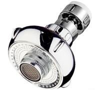 Rallonge de robinet de cuisine longue et flexible avec pulvérisation à 2 modes (jet et douche aérés) et col de cygne réglable à 360 ° - Stainless Ste