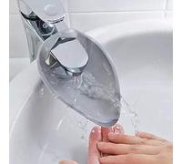 Rallonge de robinet - Extension de poignée d’évier - Solution de lavage des mains pour bébés, tout-petits, enfants, apprenez à vos enfants de bonnes habitudes d’assainissement (gris)